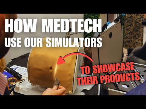 MedTech company training on Realists simulators at a congress